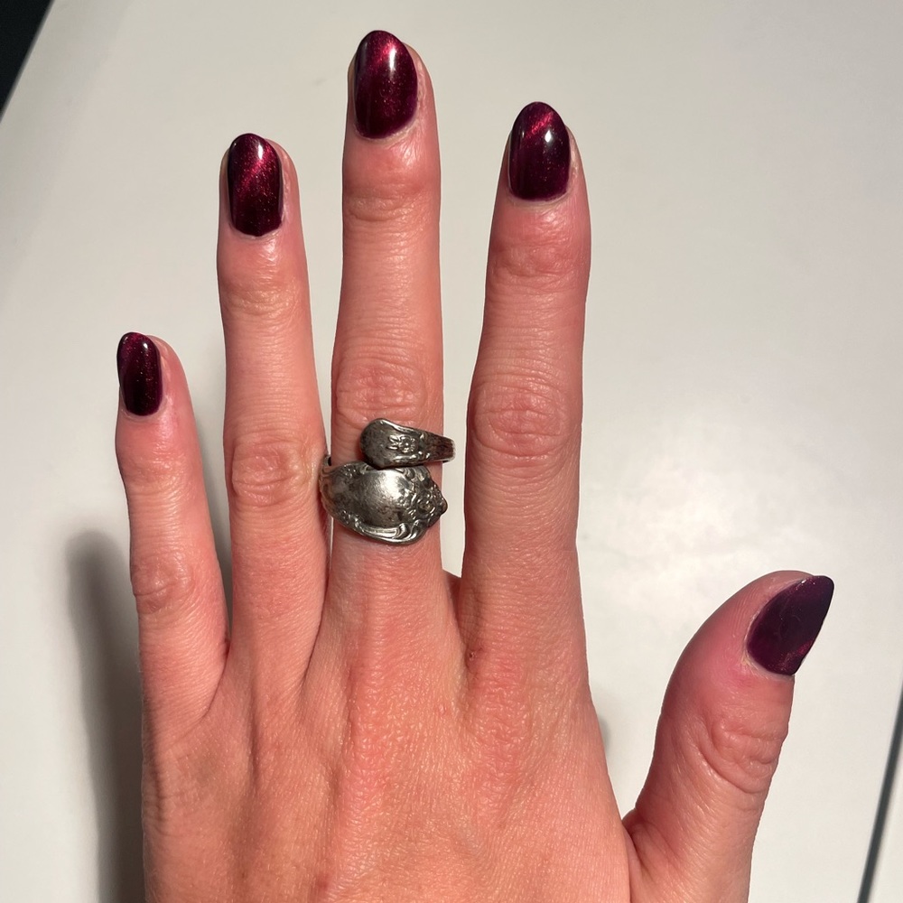 genuine vintage spoon ring